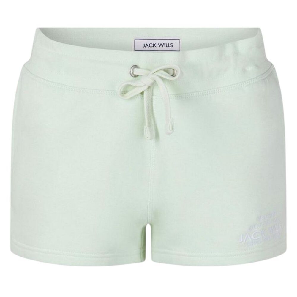 Jack Wills Womens/Ladies Logo Sweat Shorts / Seaglass